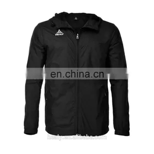 Wholesale Wind Breaker Lining Soft Nylon Raincoat for Men thumbnail-1