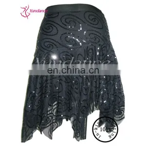 2015 Wholesale Sequin Dance Skirt Black Guang Dong S-49 thumbnail-1