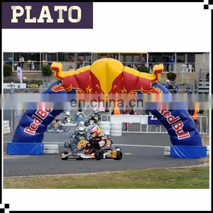 Red Bull Inflatable Special Shaped Arch/inflatable Special Shaped Arch for Game thumbnail-1