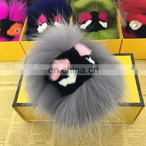 Small Monster Pendant Fashion Personality Fur Bag Accessories thumbnail-2