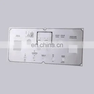 Top Quality Silk Screen Printed Custom Carved Metal Aluminum Decorative Button Nameplate With Self Adhesive thumbnail-1