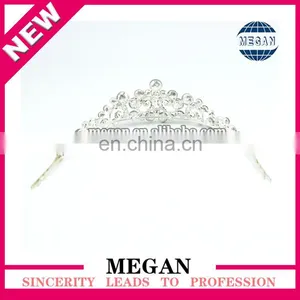 Wholesale Princess Design Hair Accessories Luxury Rhinestone Bridal Crown Wedding Tiara thumbnail-3