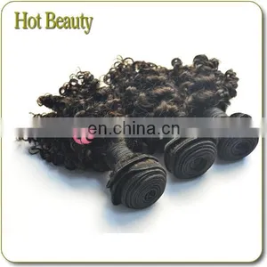10 Inch Deep Wave Weave Hairstyles,brazilian Virgin Kinky Curly Hair thumbnail-1