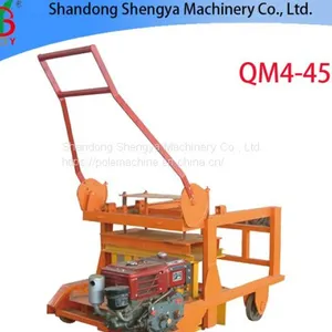 QM4-45 Diesel Mobile Concrete Block Making Machine China thumbnail-1