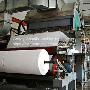 Mini Tissue Paper Processing Equipment 1092mm Toilet Paper Making Machine for Sale thumbnail-2