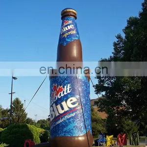 Lifelike Blow Up Replica Advertising Cartoon Character Inflatable Juice Bottle for Promotional Events thumbnail-3