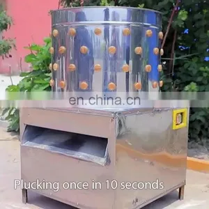 Automatic Electric Plucker Poulet Machine / Quail Plucking Machine / Poultry Plucker Machine for Sale thumbnail-1