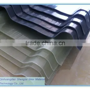 FRP Skylight Roof/workshop Transparent Tile/ Transparent Wave Shape Sheet thumbnail-1