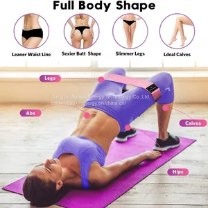 Resistance Bands, 3 Levels Exercise Bands for Legs and Butt thumbnail-4