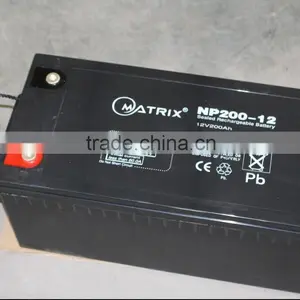 Deep Cycle 12v200ah VRLA Battery for Solar System thumbnail-1