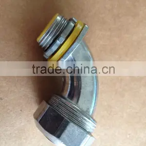 Zinc, Liquid Tight Conduit Connector,3/8"-4" thumbnail-1