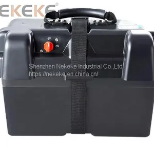 Camping Boat Car Marine Plastic 12V Waterproof Battery Box thumbnail-1