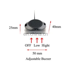Box Trail Truck Reverse Car Back up Camera DC12V 24V 4 Parking Sensor System Kit Front Rear Aid Assist Blind Spot Monitor thumbnail-3
