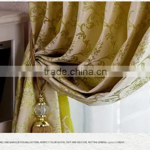 New Design European High-grade Jacquard Polyester Curtain thumbnail-2