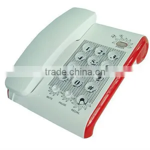 No LCD Display Corded Telephone With Crystal Button for Home and Office thumbnail-1
