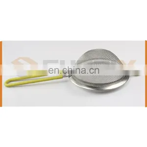 Best Selling Silicone Handle Stainless Steel Strainer Filter thumbnail-1
