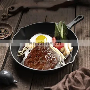 Meat Cookware Super Induction Heavy Duty Healthy Egg Cast Iron Non Stick Frying Pan thumbnail-2