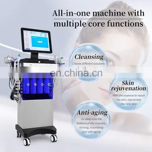 11 in 1 Hydra Dermabrasion Aqua Peel Facial Deep Cleaning Microdermabrasion Instrument Water Oxygen Face Lifting Beauty Device thumbnail-3