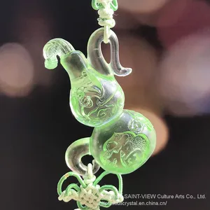 Factory Supply All Kinds of Liuli Crystal Feng Shui Car Interior Hanging Accessories thumbnail-4