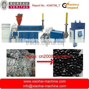 HDPE LDPE PP Waste Bag and Film Granule Pelletized Recycling Machine With Double Screws Two Stages (main Extruder + Sub Extrude thumbnail-2