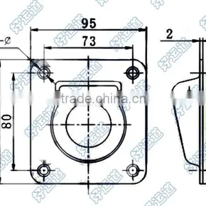 04402 Cargo Tie Down Lashing Ring Floor Ring thumbnail-2