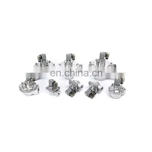 SNS Right Angle Solenoid Control Floating Electric Pneumatic Hydraulic Pulse 12v Solenoid Valve thumbnail-1