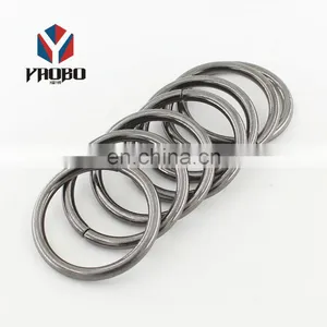 Fashion High Quality Metal Silver Non Welded O Ring For Handbag thumbnail-1