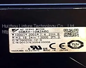 SGMAV-10A3A6C Yaskawa Original Package AC Electric Servo Motor thumbnail-1