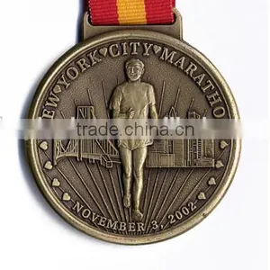 3D Custom Casting Kung fu Metal Medal With Ribbon thumbnail-4