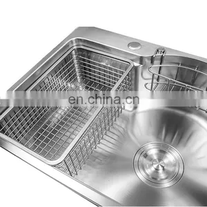 Stainless Steel Drain Board Square Kitchen Basin Sink thumbnail-2