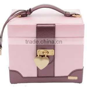 Popular High Quality Leather Jewelry Display Box,pink Leather Jewelry Box,faux Leather Jewelry Box thumbnail-2