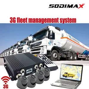 4CH CCTV Camera Digital Video Recorder SD Card MDVR 720P AHD Camera Real-time Video Vehicle Mobile DVR thumbnail-4