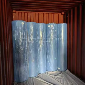 45GSM Notex SMS SMMS Non-woven Fabric 2100 mm de Ancho, Azul Adecuado Para Traje thumbnail-2