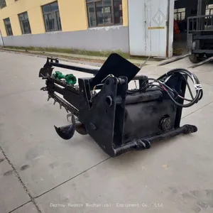 Factory Custom Production Chain Trencher Tractor Ditching Machine Agriculture and Construction Professional Trenching Machine thumbnail-4