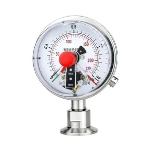 Electric Contact Diaphragm Pressure Gauge Customized Support OEM Factory in China thumbnail-2