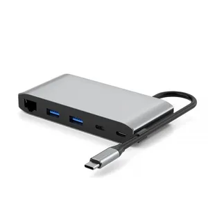 9-in-1 USB3.0 Full-featured Type-C Docking Station thumbnail-3