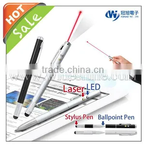 Custom Logo Tablet Pen Touch , Touchpad Stylus Pen With Laser and Led thumbnail-1