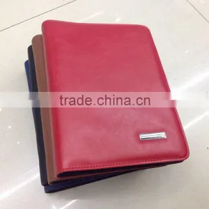Factory Supply Zipper Notebook With Logo Engrave thumbnail-4