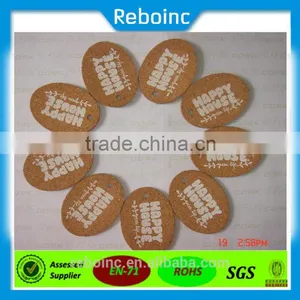 Reboinc-X8 Factory Manufacturer Cork Tag for Garment Personalized Cork Luggage Tags thumbnail-5