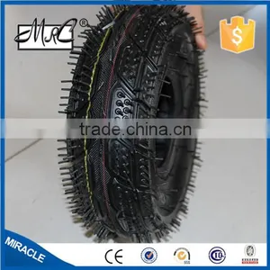10inch Small Inflatable Wheel Tyre 3.50-4 Nature Rubber thumbnail-6