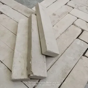 Thin Old White Brick Veneer Tile 22mm, Antique Wall Decoration, Lightweight & Easy Install thumbnail-2