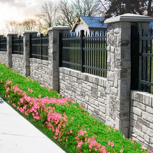 Decorative Metal Steel Grid Fencing Panel for Villa and Community Landscaping thumbnail-5