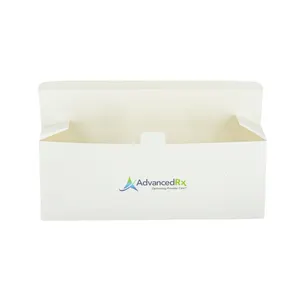 Custom Chemical White Simple Logo Display Package Cardboard Wellness Packing Boxes With Window thumbnail-3