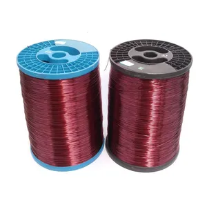 China High Temperature Insulated Aluminum Wire AWG 6-32 Coil Winding Enameled Electrical Wires Manufacturing Price IEC60317 thumbnail-1