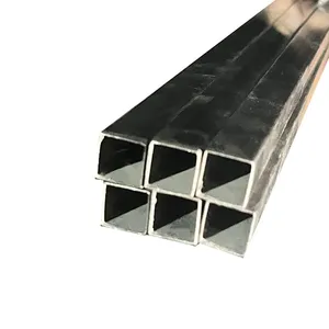 SUS304 201 Stainless Steel Decorative Tube Mirror Finishing Square Tube Stainless Steel Ornamental Tubing thumbnail-1