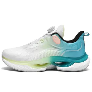 Wholesale Sports Running Shoes Men Sneakers Marathon Breathable Comfortable Brand Trend Women Athletic Trainer Outdoor Sneakers AirCushion thumbnail-1