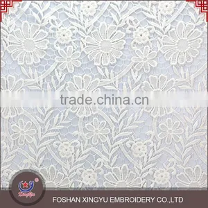 Hot Sale Promotional Cheap Embroidery Supplies Net Dress Materials Fabric Designs for Clothes thumbnail-2