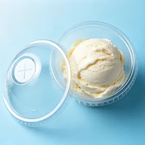 95mm PET Dome Lid Disposable Transparent Dome Cover For Cold Drink Boba Cup thumbnail-3