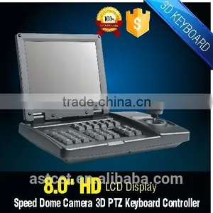 8 Inch LCD 3D IP PTZ Keyboard Controller Work With RS485 Speed Dome Controller Quality Choice thumbnail-1
