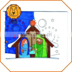 Wooden Rubber Stamps Nativity Scene 1 Pcs for Christmas thumbnail-4